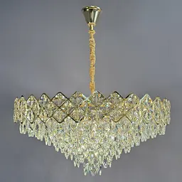 Люстра підвісна Linisoln 8131-800 FG кришталь, метал 18 ламп - мініатюра 2