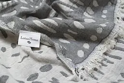 Покривало Lotus Home - Malia antrasite антрацит 190x225 - мініатюра 4