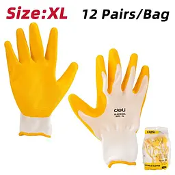 Нітрилові рукавички Deli EDL521031XL - мініатюра 2