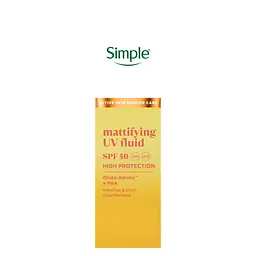 Засіб від засмаги Simple Матувальний УФ-флюїд з високим захистом SPF 50 40 мл - мініатюра 2