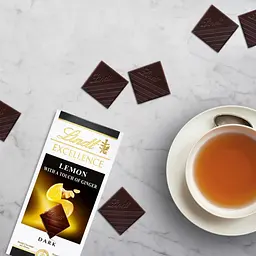 Шоколад чорний Lindt Excellence з лимоном та імбиром 100 г - мініатюра 2