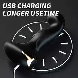 Анальна пробка-масажер простати LILO з вібрацією та USB - мініатюра 3