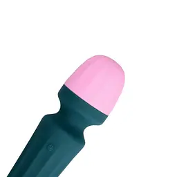 Вібратор Loveline Mini Wand Ancient Sea 11 см (синій) - мініатюра 13