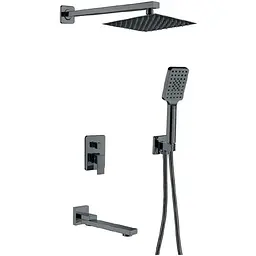 Душова система прихованого монтажу Haiba Kubus 009 graphite HB9630, Графіт