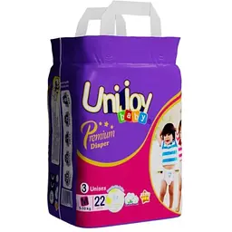 Підгузки Unijoy Premium М 6-9 кг 22 шт. - мініатюра 2