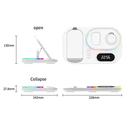 БЗП + годинник A06 4in1 White - мініатюра 4