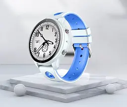 Круглий дитячий смарт годинник з GPS трекером Lemfo D-50, 4G сім картою, геопарканом, кнопкою SOS, прослушкою та Wi-Fi, 2GB пам’яті Чорний - мініатюра 10