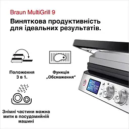 Електрогриль притискний Braun MultiGrill 9 CG 9043 - мініатюра 5