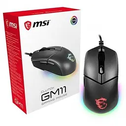 Ігрова миша Gaming Mouse MSI Clutch GM-11 Black - мініатюра 4