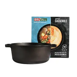 Каструля чавунна Brizoll Casserole P-4L 4л 24 см - мініатюра 7