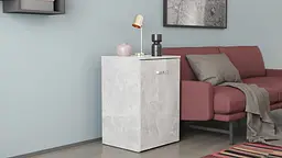 Стіл-тумба трансформер Смарт 1 Ferrum-decor 750x1450x500 ДСП Бетон 16 мм (FRD-105073) - мініатюра 17