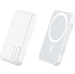 Бездротовий повербанк Remax RPP-65 10000mah 20W MagSafe Magnetic Wireless Power Bank White - мініатюра 3