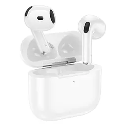 Навушники бездротові Hoco EW85 True wireless ANC noise reduction BT headset білі - мініатюра 3