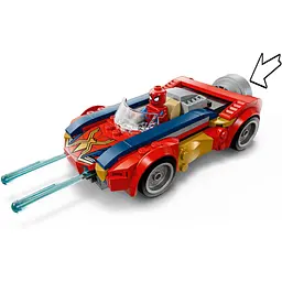 Конструктор LEGO Super Heroes Marvel Автомобіль Людини-павука vs. Отруєний Росомаха 134 деталі (76336) - мініатюра 3