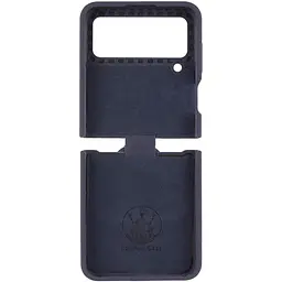 Чохол Foldables Silicone Cover Lakshmi (AAA) для Samsung Galaxy Z Flip4 Темно-синій / Midnight blue - мініатюра 3