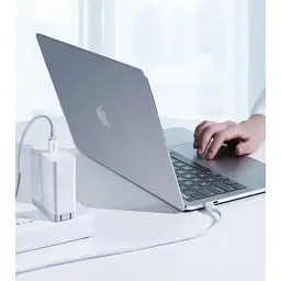 Дата кабель USB-C to USB-C 0.5m 3A 60W US264 white Ugreen (60517) - мініатюра 7