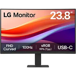 Монітор 23.8" LG 24U421A-B Curved (24U421A-B) 1920x1080 (FullHD) VA 100 Hz