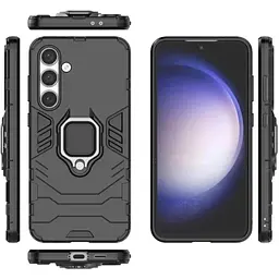 Чохол бампер Primolux Ring Armor для Samsung Galaxy S24 FE (SMS721) Black - мініатюра 2