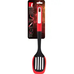 Ложка поварская Bergner Mars с прорезями, 34 см (BG-38871-RD) - миниатюра 2