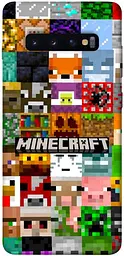 Чохол Demsky Minecraft collage для Samsung Galaxy S10+