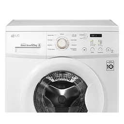 Пральна машина LG з фронтальним завантаженням FH2C3WD, 6.5кг, 1200, A+++, глибина 44см, Інвертор, Білий (FH2C3WD) - мініатюра 10
