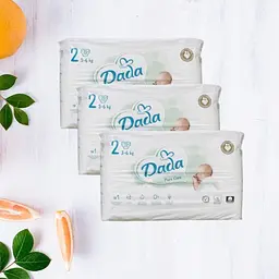 Подгузники Dada Pure Care 2 3-6кг 105 шт 
