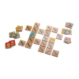 Гра на пам'ять «Тварини» New Classic Toys, дерев'яна - мініатюра 3