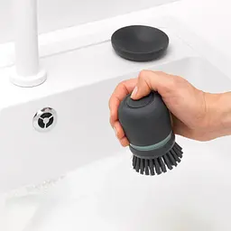 Щітка Brabantia для миття посуду з дозатором миючого засобу темно-сіра (302626) - мініатюра 5