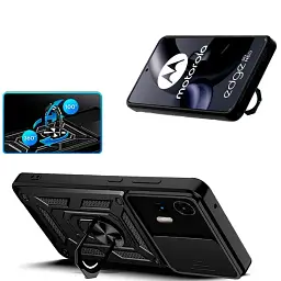Панель BeCover Military для Motorola Edge 30 Neo Black (709966) - мініатюра 2