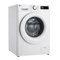 Пральна машина LG фронтальна, 10кг, 1400, A, 57см, дисплей, пара, інвертор, білий - мініатюра 6