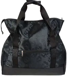 Сумка дорожня саквояж Wallaby 25 л 48×30×20 см Чорна - мініатюра 5