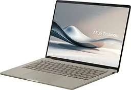 Ноутбук ASUS Zenbook A14 UX3407QA-QD305W 14 WUXGA OLED, Snapdragon X X1 26 100, 32GB, F1TB, UMA, Win11, Бежевий (90NB1501-M00F30) - мініатюра 3
