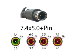 Блок живлення для Asus ROG G701, G752 (19.5V 11.8A 230W (7.4x5.0+Pin)) (SADP-230AB D) (з кабелем живлення) - мініатюра 2