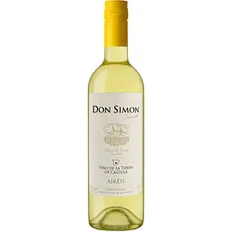 Вино Don Simon Seleccion Airen біле сухе 0.75 л
