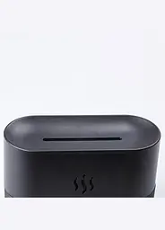 Зволожувач повітря з ефектом полум'я Air humidifier 2344 ультразвуковий 180 мл Чорний  - мініатюра 6
