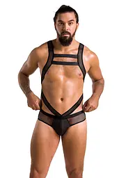 Боді на бретельках Passion 045 BODY VICTOR XXL/XXXL чорний - мініатюра 2