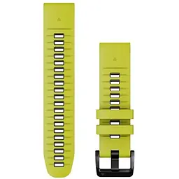 Ремінець Garmin epixPRO (g2), 22 mm QuickFit Lime/Grpht Silicone Band