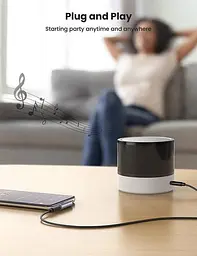 Перехідник UGREEN AV154 кутовий Type-C - 3.5 mm адаптер для навушників (80384) - мініатюра 5