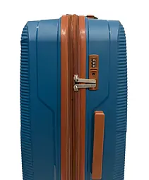 Валіза Worldline Airtex 293 колір синій розмір великий L - мініатюра 4
