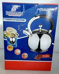 Чайник із свистком Bohmann BH 8052 black 3 л - мініатюра 7
