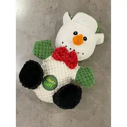 Іграшка для собак SANDWICH СНІГОВИК плюшевий зі звуком, білий 16*32 см Charming Toy zoo0006165
