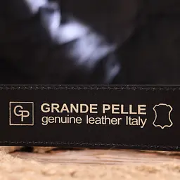 Надійний ремінь для чоловіків з натуральної шкіри Grande Pelle 21464 чорний 120 см - мініатюра 9