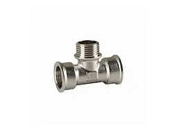 Трійник Reiger 1/2" ВЗВ нікель