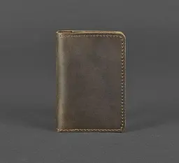 Шкіряний кард-кейс (візитниця) 6.0 темно-коричневий