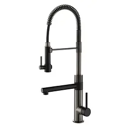 Змішувач для кухні Kraus Artec Pro KPF-1603MBSB, Чорний