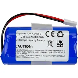 Акумулятор PowerPlant для пилососу Ecovacs CEN250 11.1 V 2600 mAh