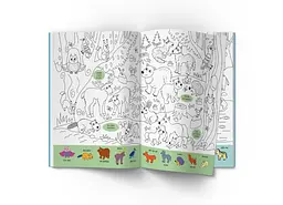 Книга Віммельбух-розмальовка. Дикі тварини 3467 Різнокольоровий shop (9786175473467) - мініатюра 2