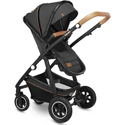 Коляска універсальна 3в1 Lionelo Amber Grey Graphite, графітова (LO-AMBER GREY GRAPHITE (3in1)) - мініатюра 9