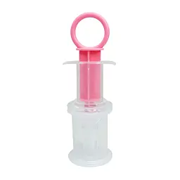 Дитячий Шприц-дозатор для ліків MGZ-0719(Pink) із мірним стаканчиком - мініатюра 2