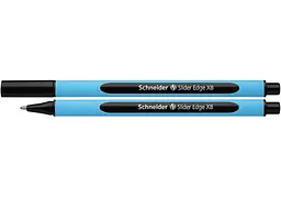 Ручка олійна SCHNEIDER S152201 SLIDER EDGE (XB-товста) 1.2 мм, чорна (10/100)